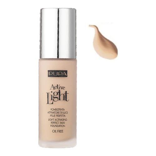 Pupa Active Light Foundation - 010 Porcelain 4 Pupa Active Light Foundation - 010 Porcelain - Image 3