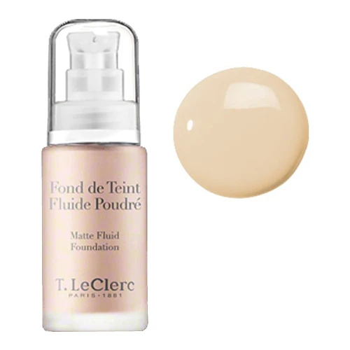 T LeClerc Matte Fluid Foundation 04 - Beige Abricot Mat